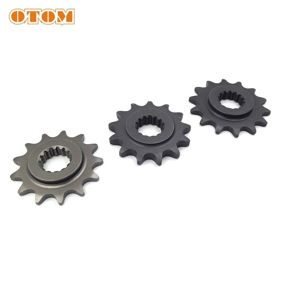 OTOM Motorcycle Front Sprocket Chain 520-13T/520-14T/530-13T Steel Chain For ZONGSHEN NC450 Off-Road Motocross Dirt Bikes Part