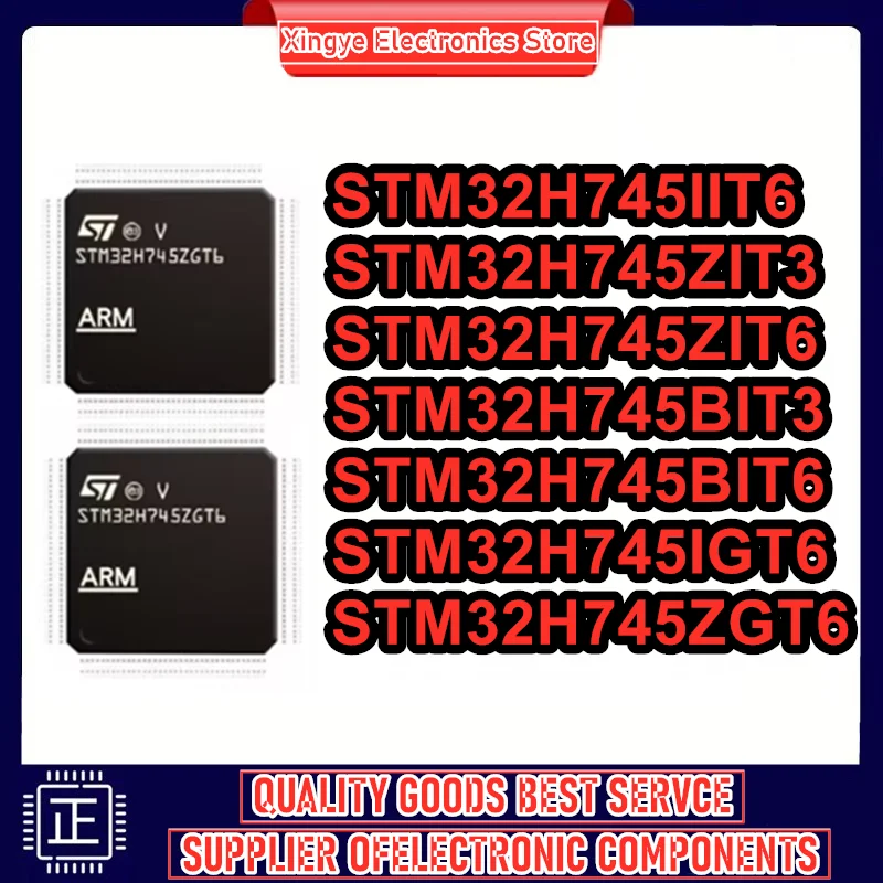 

STM32H745IIT6 STM32H745ZIT3 STM32H745ZIT6 STM32H745BIT3 STM32H745BIT6 STM32H745IGT6 STM32H745ZGT6 Новый оригинальный чипсет IC