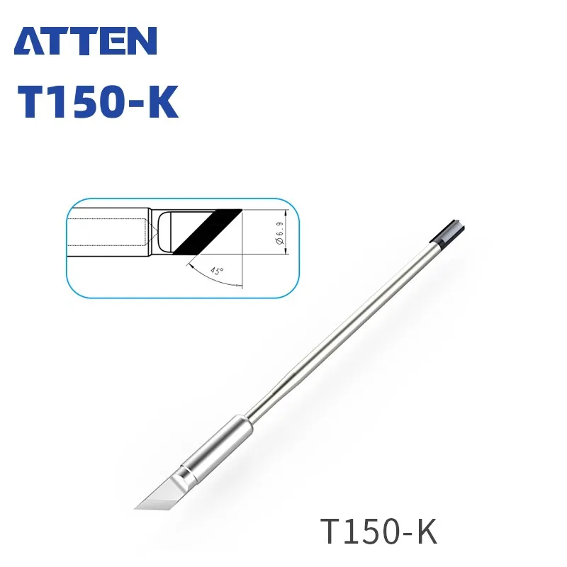 ATTEN GT-Y150 Soldering Tip T150-B/K/3C/5C/3.2D/4.6D/6.5D Iron Head Replacement Tool