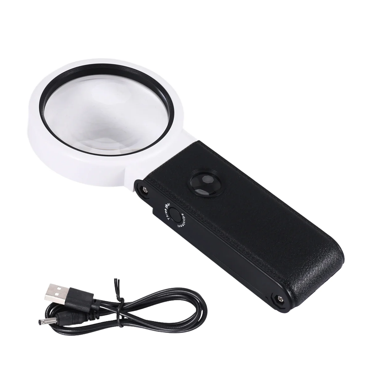 Magnifying Glass with Light and Stand, Hands Free Handheld 6X 25X Adjustable Folding Magnifier with Led Lighted