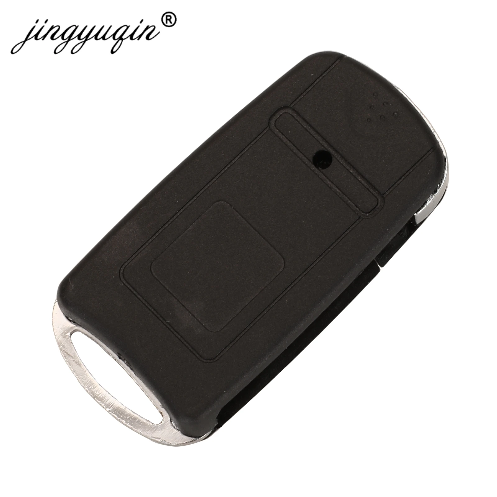 jingyuqin 2/3/4/5/6 BTN Flip Remote Key Case Shell For Chrysler Aspen 300 Dodge Jeep Commander Grand Cherokee Fob Car Key Cover