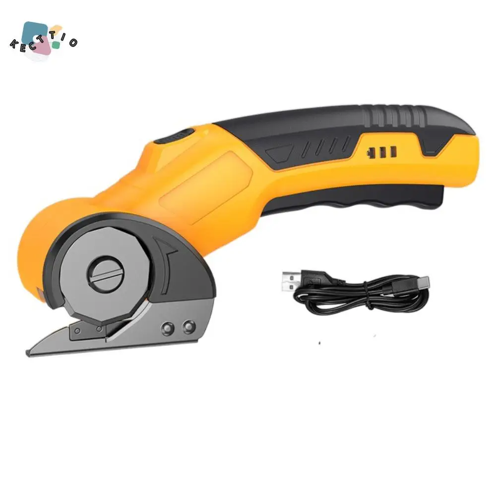 

Safety Lock Electric Shears Accurate Cutting Fast Cutting Rotary Scissors Non-slip Handle Wireless Design Cardboard Cutter Craft