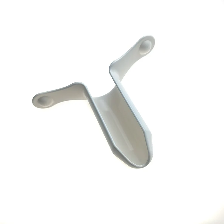White C Model Anoscope Disposable Proctoscopy for Treatment of Hemorrhoids Anal Dilator Half Cut