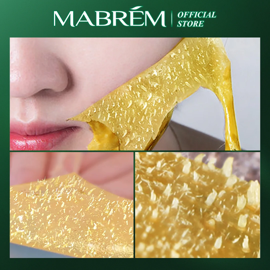 MABREM Gold Blackhead Mask Remove Stains Shrink Pore Improve Rough Skin Acne Depth Replenishment Moisturizing Oil-control 40g