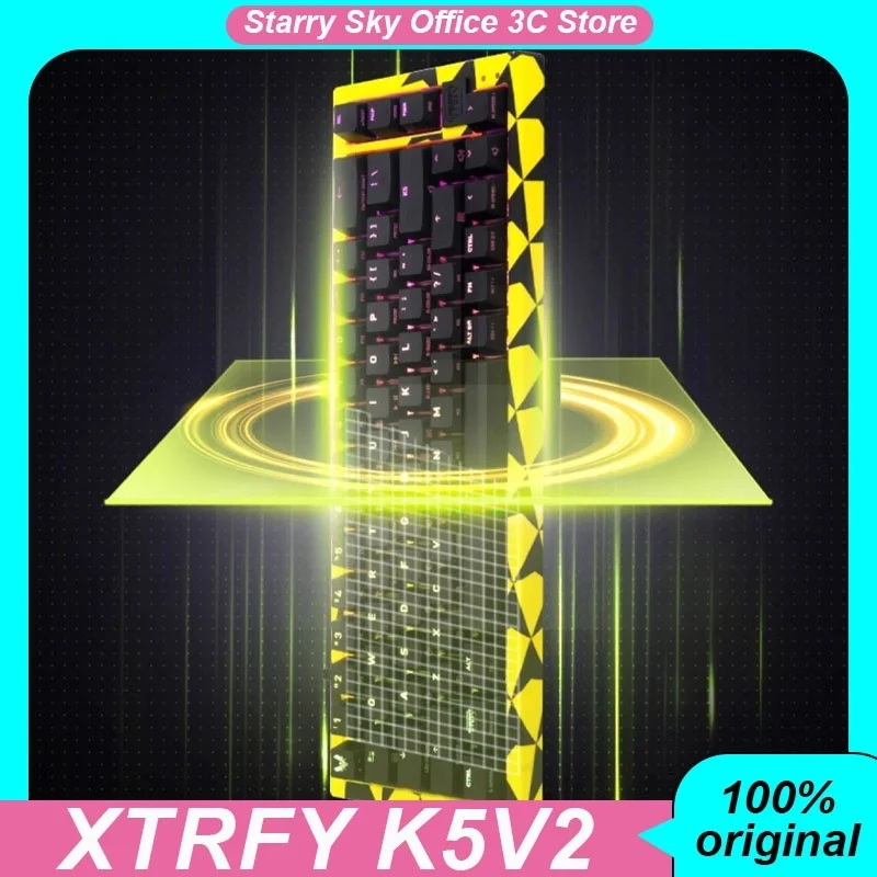 

Cherry Xtrfy K5v2 Mechanical Keyboard Low Latency Professional Esports Hot Swappable Rgb Customized Gaming Keyboard Laptop Gift