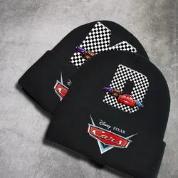 Disney Cars Lightning McQueen 26 lettere inglesi cappello stampato inverno caldo cappello per bambini berretto lavorato a maglia berretto ragazza ragazzi cappelli regalo