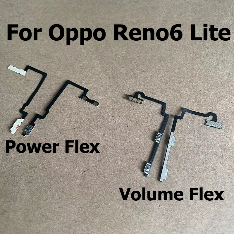 

Mute Switch Key Power On Off Volume Side Button For Oppo Reno6 Reno 6 Lite Repair Flex Cable