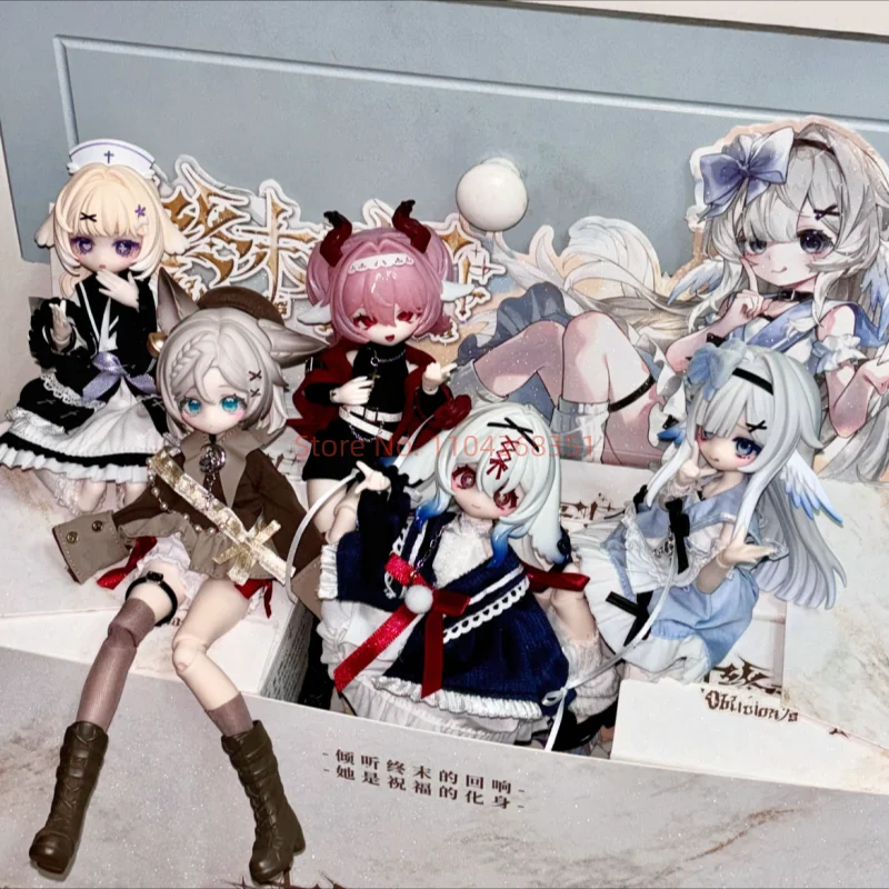 

In Stock Authentic Meki Final Blessing Bl Series 1/8 Bjd Action Figure Blind Box Jointed Anime Style Model Collectible Doll Toys