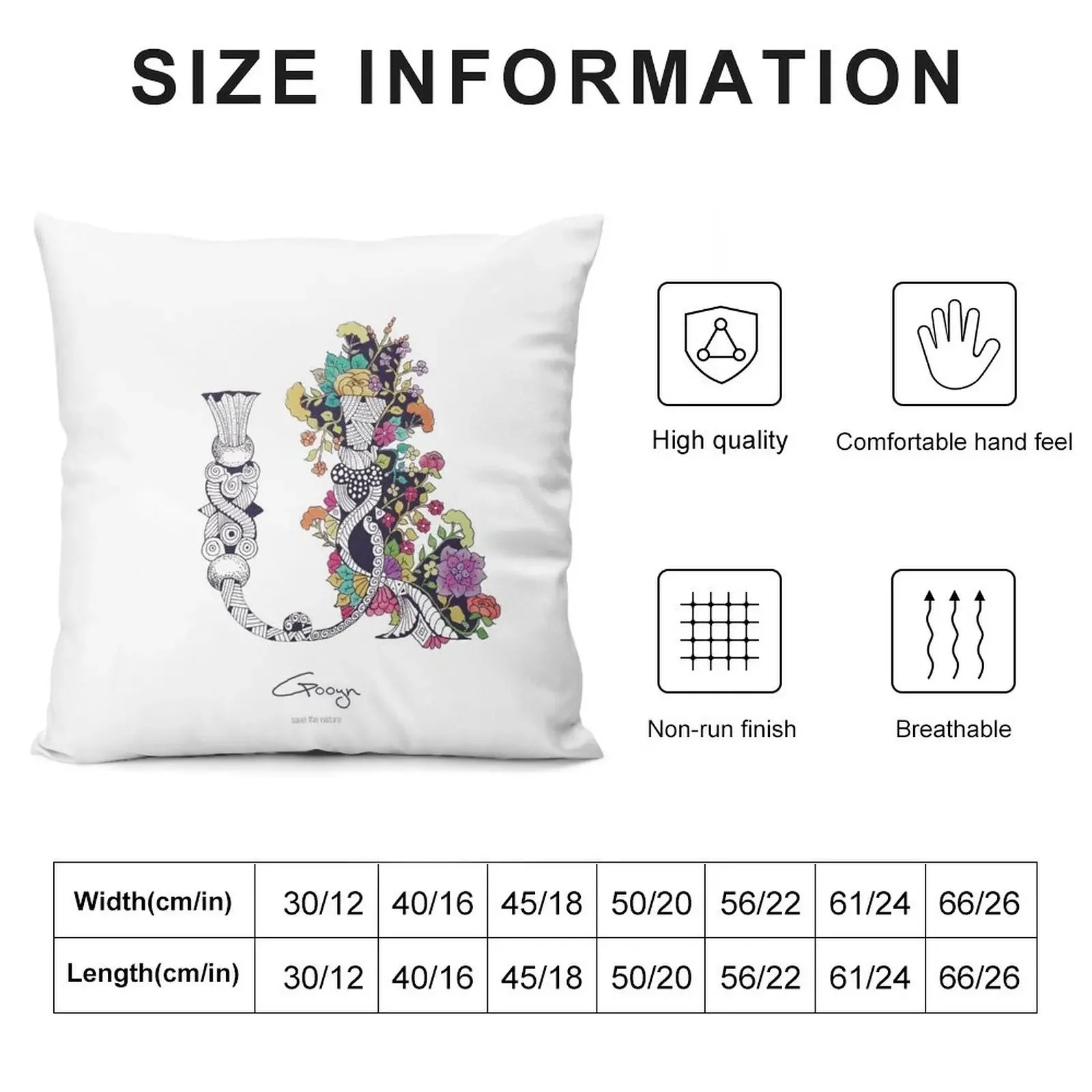 Armenian Letter A (flower) Throw Pillow autumn decoration Marble Cushion Cover Sofa Covers For Living Room pillow