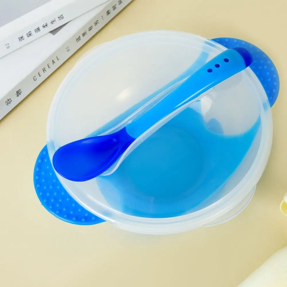 Simple Safety Baby Suction Cup Bowl Soft Anti-fall Baby Feeding Bowl PP Food Grade Eating Food Bowl Baby Products
