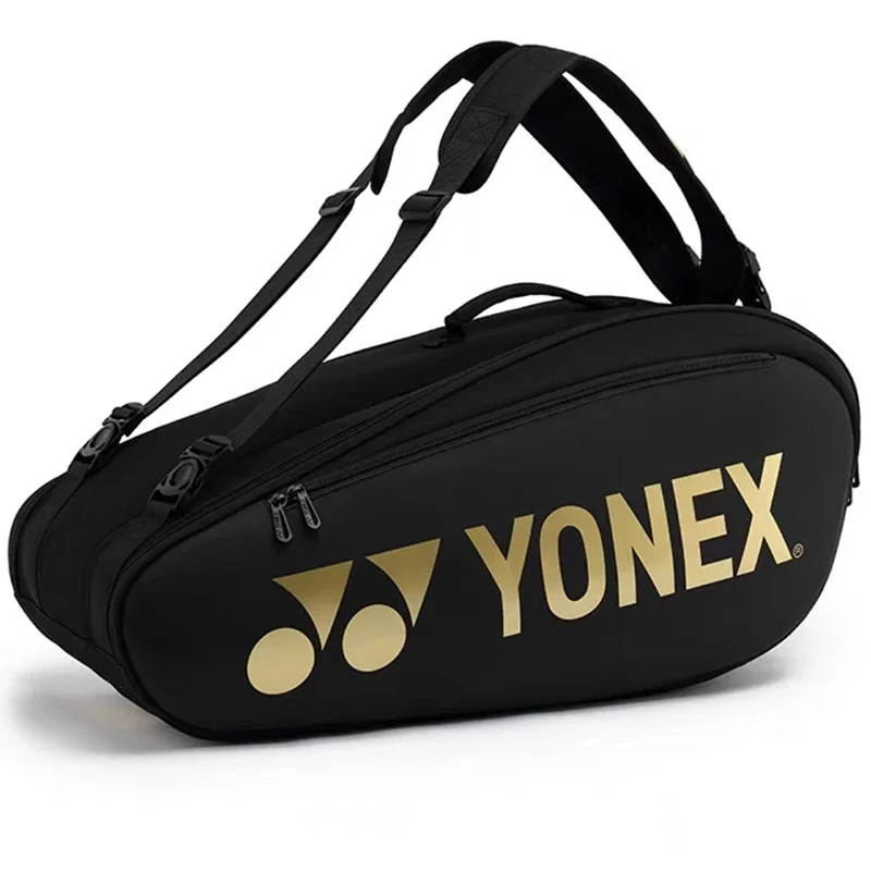 YONEX Ergonomic Design Tennis Backpack PU Large Racquet Bag Max 12pcs Rackets Badminton Bag for Training Equipment