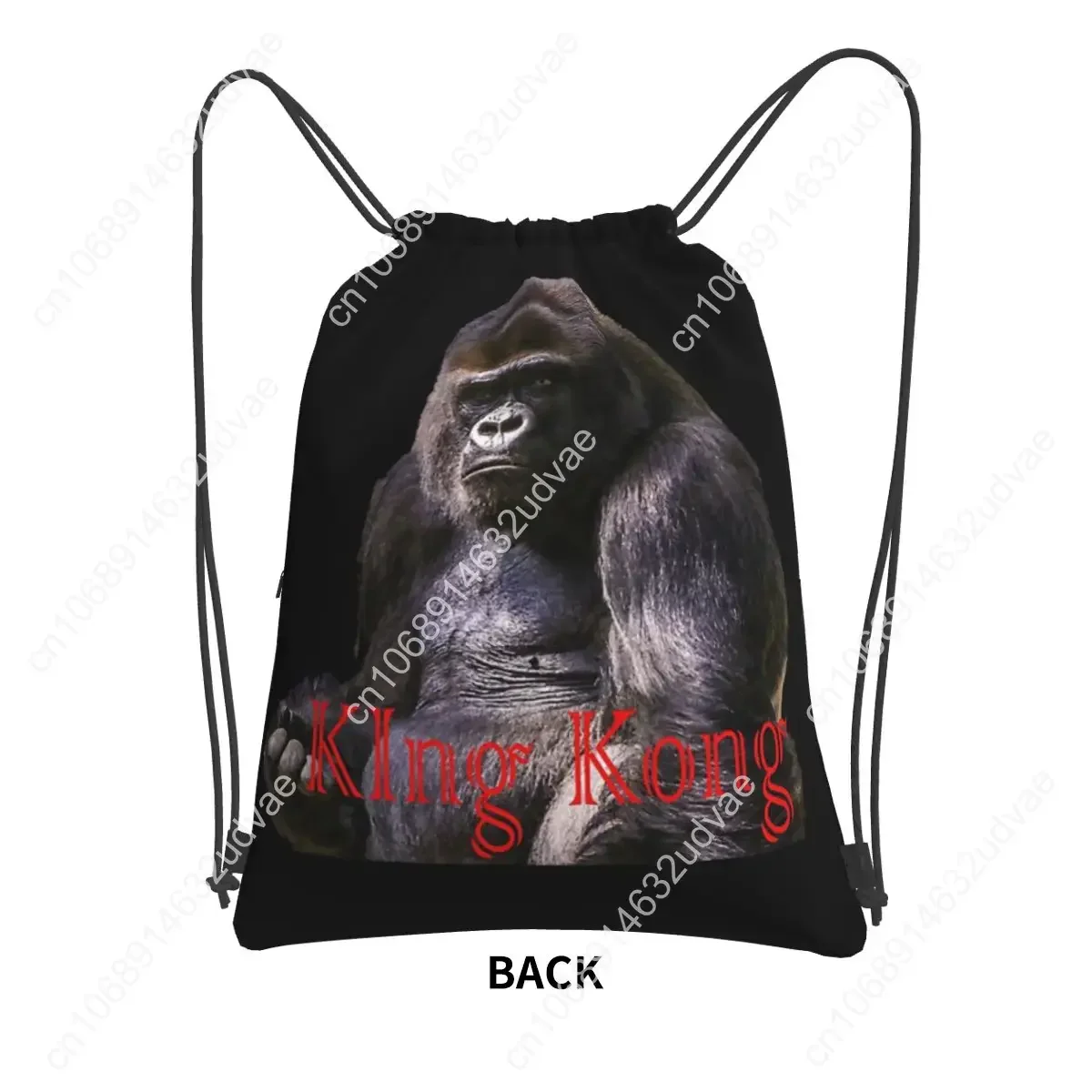 King Kong - King Kong Skull Island Backpacks Drawstring Bag Casual Drawstring Bundle Pocket Book Bags For Travel Sport Man Woman