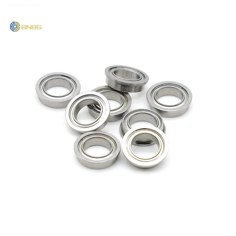 10Pcs MF128-2Z Flange Ball Bearing MF128ZZ MF128 F678 F678-ZZ F678ZZ F678-2Z F678Z 8X12X3.5mm Flange Bearing ABEC-7
