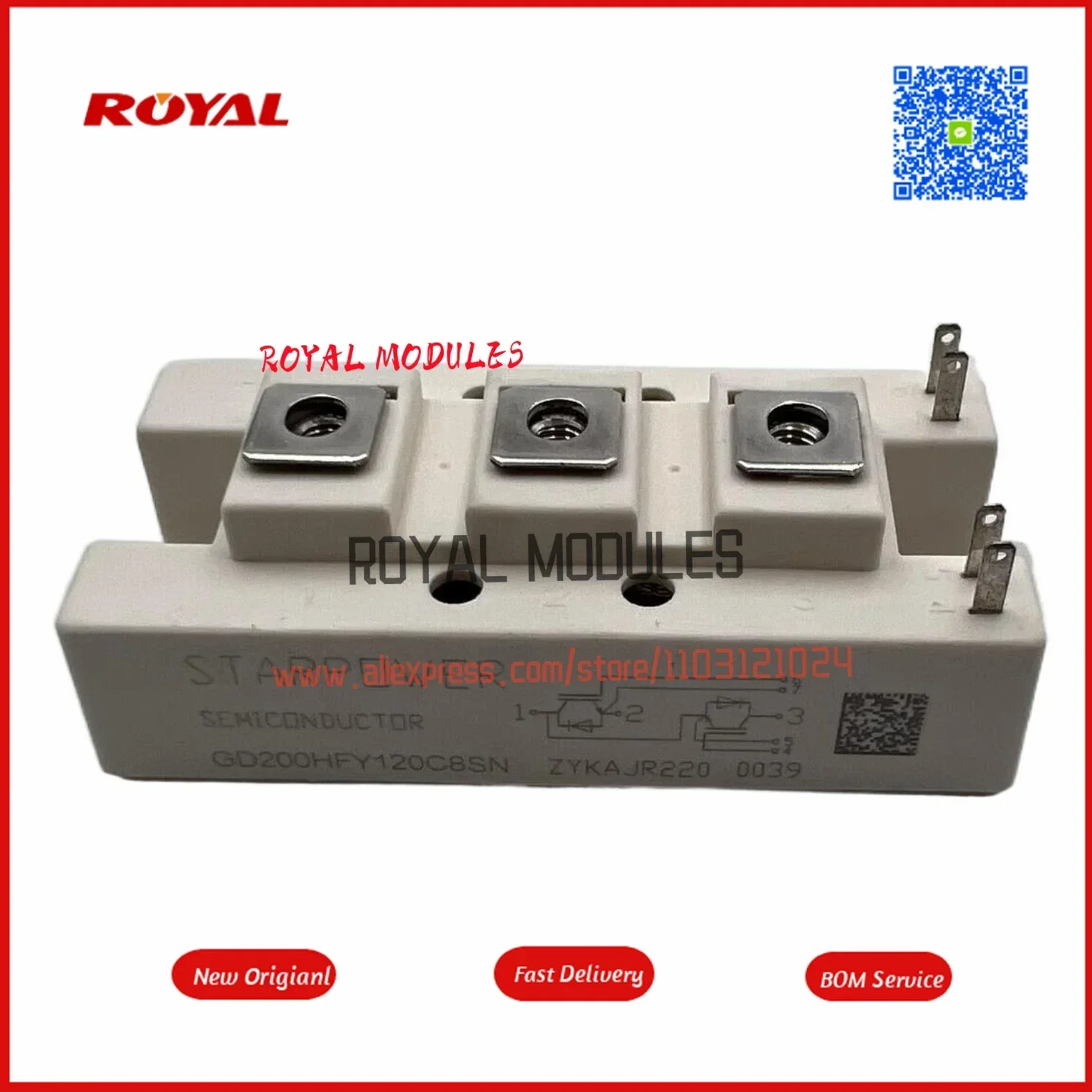 GD200HFY120C8S SN Nuevo módulo original