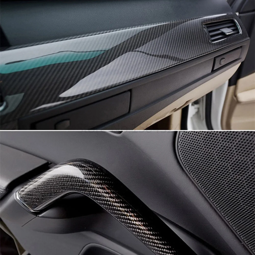 Carbon Faser Auto Körper Film Schwarz Vinyl Auto Wrap Aufkleber Matt Glänzend Motorrad Schutz Film 6D 5D 4D 3D Fahrzeug Abdeckung Folie – Detail 11