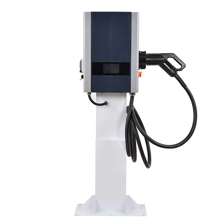 Public Metal Pole IP54 20KW Wall-mounted Charging Pile Dc Car Charges 400v Ac 100a 30kw Charging Stations