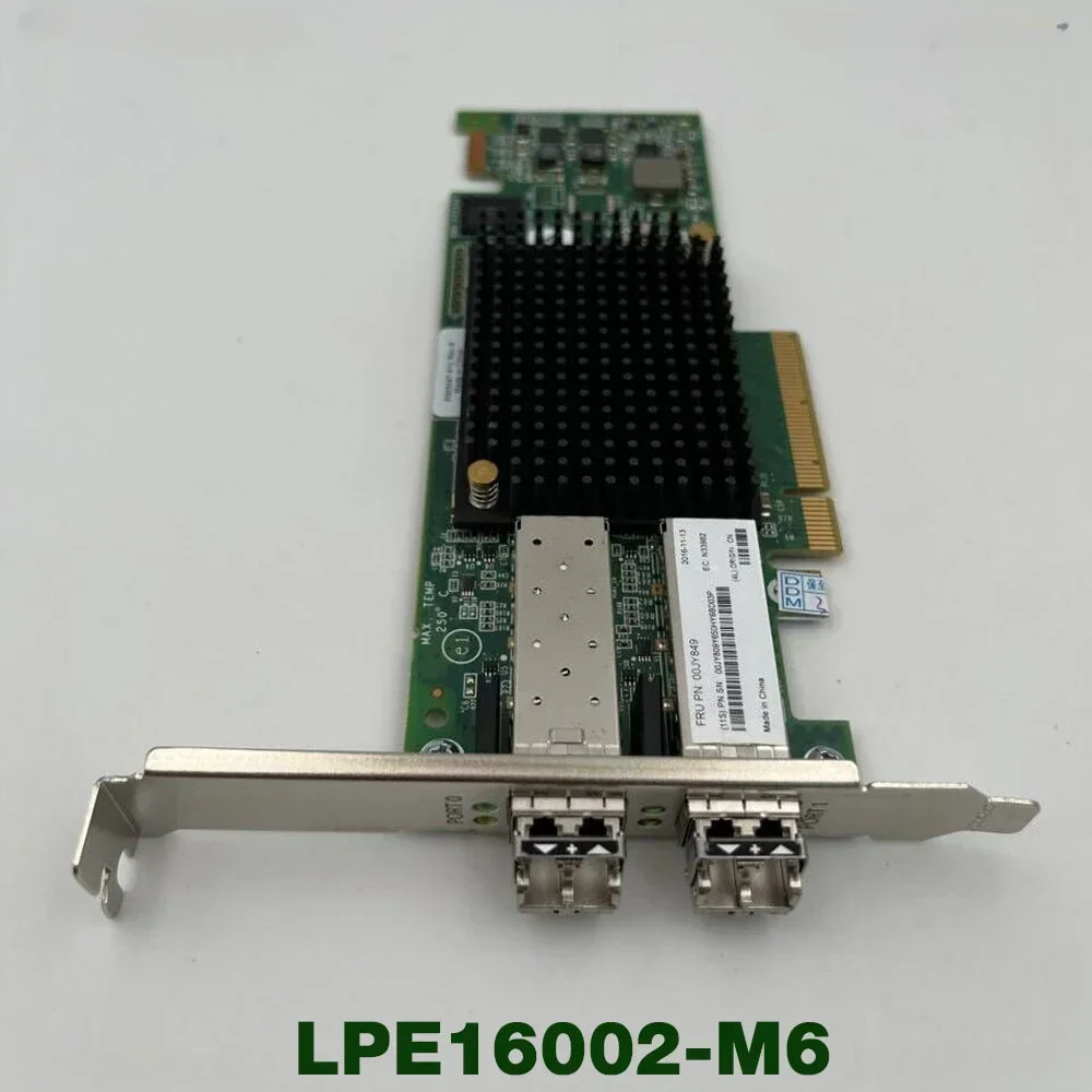 لينوفو الأصلي LPE16002-M6 ثنائي المنفذ 16G HBA 00JY849 00JY809 81Y1662