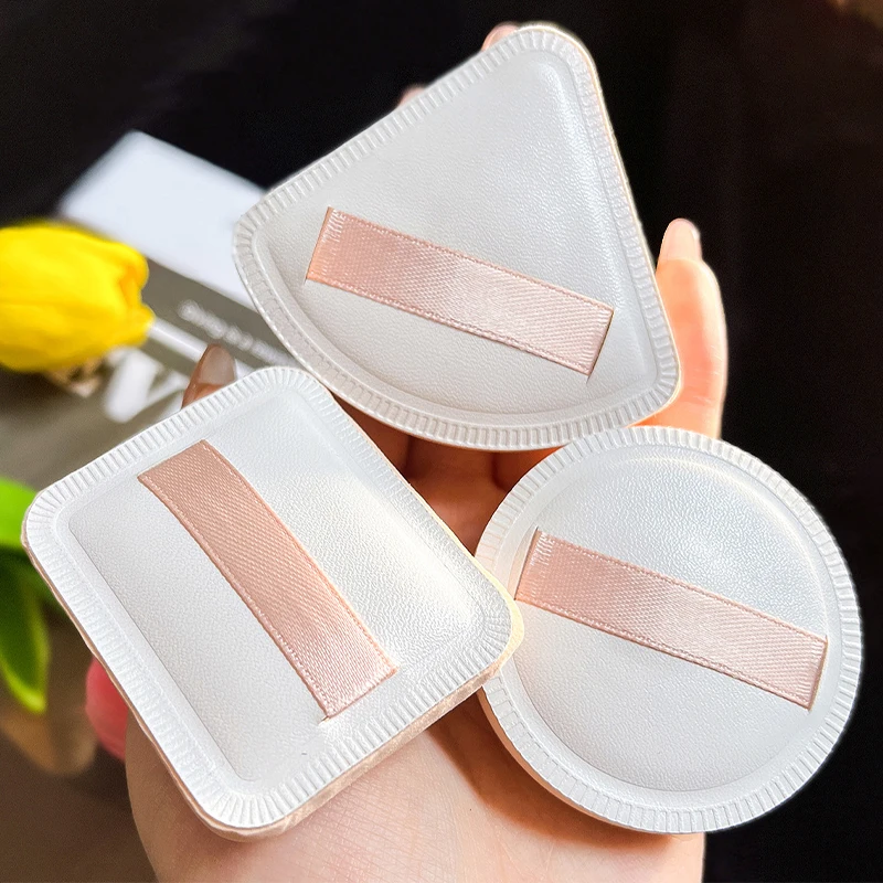 3 STKS Zachte Leuke Make-up Bladerdeeg Set Droog Nat Gecombineerd Cosmetische Spons Kussen Bladerdeeg Foundation Crème Blender Make-up Accessoires Gereedschap