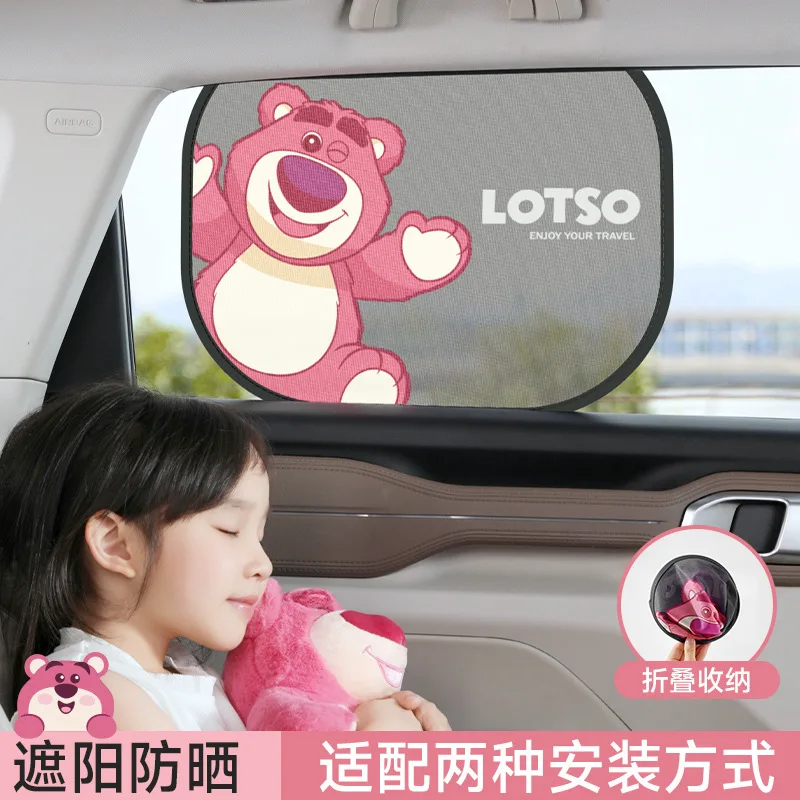 

Cartoon Window Sun Shade Windscreen Sunshade UV Protection Auto Sun Visor Car Window Electrostatic Film