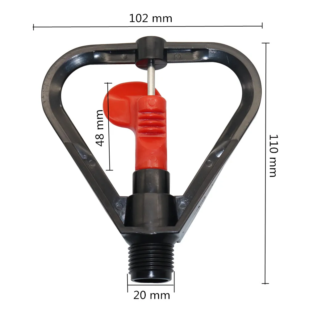 10/20 PCS Rotating nozzle mist water sprayer outdoor cooling systems Agricultural irrigation 1/2 inch sprayer water fog misting