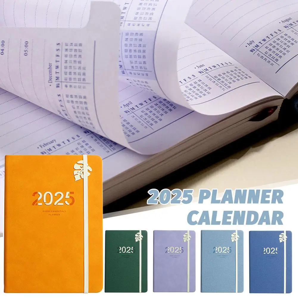 2025 Schedule Plan Notepad Time Management Notebook Diary Planner อุปกรณ์ Organizer สํานักงานนักเรียนหนังสือเดือนการเขียน X7H1
