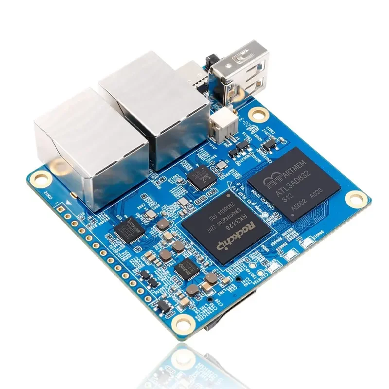 

Плата разработки Orange Pi R1 Plus LTS Rockchip RK3328, четырехъядерный порт Gigabit Ethernet