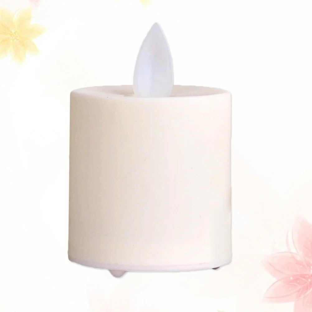 

2Pcs LED Flickering Candles Flameless Romantic Decorative Lights for Halloween Festivals Parties Lamps Electric