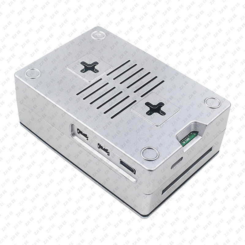 Raspberry Pi 5 ABS Case Black Silver Plastic Shell Optional PWM Cooling Fan Protection Box for Raspberry Pi 5