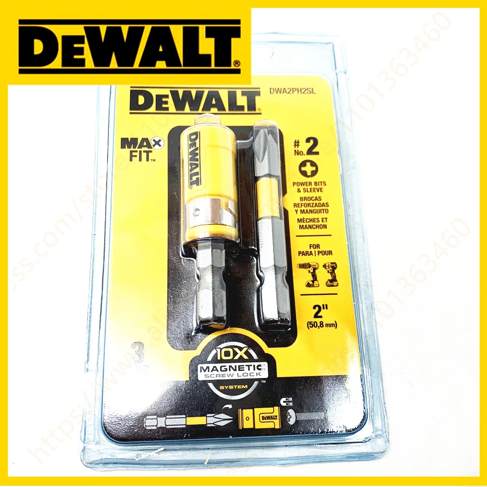 DEWALT muslimax MAXFIT Set di manicotti per punte di alimentazione Phillips Set di punte per Driver a percussione Bit magnetico girevole accessori per utensili Dewalt