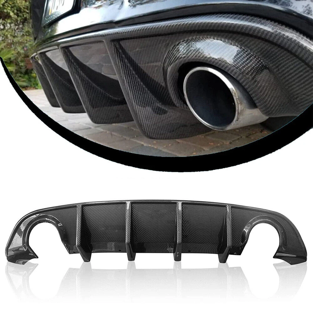 

Rear Diffuser for 2015-2024 Dodge Charger SRT Rear Lip Bumper PP Valance Splitter OE Style Valance Splitter Carbon Fiber Style