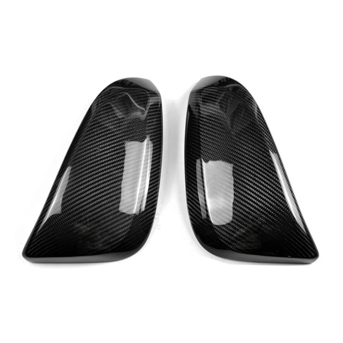 Car Real Carbon Fiber Mirror Cover Rearview Side Mirror Cap Trim for Toyota Highlander 2015-2021 RAV4 2015-2019