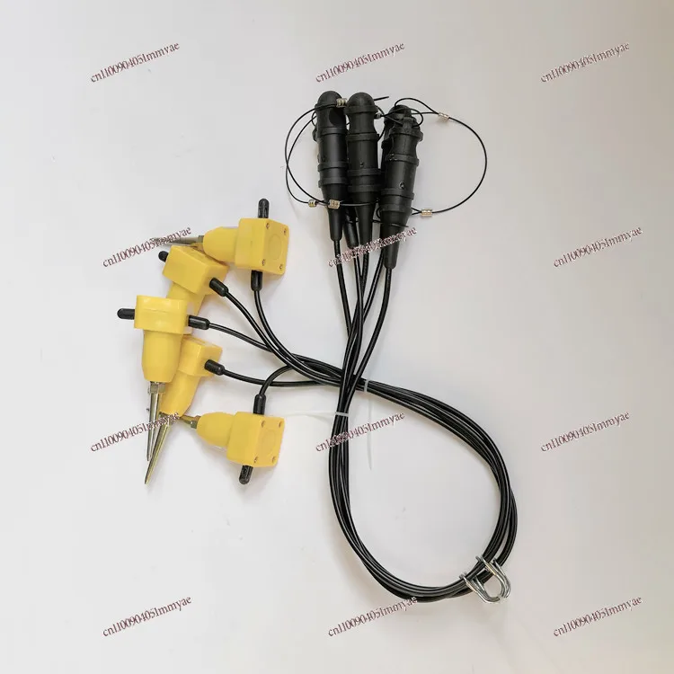 

Single geophone 4.5Hz Vertical with KCL (kooter) female connector , seismic geophone 4.5 Hz string