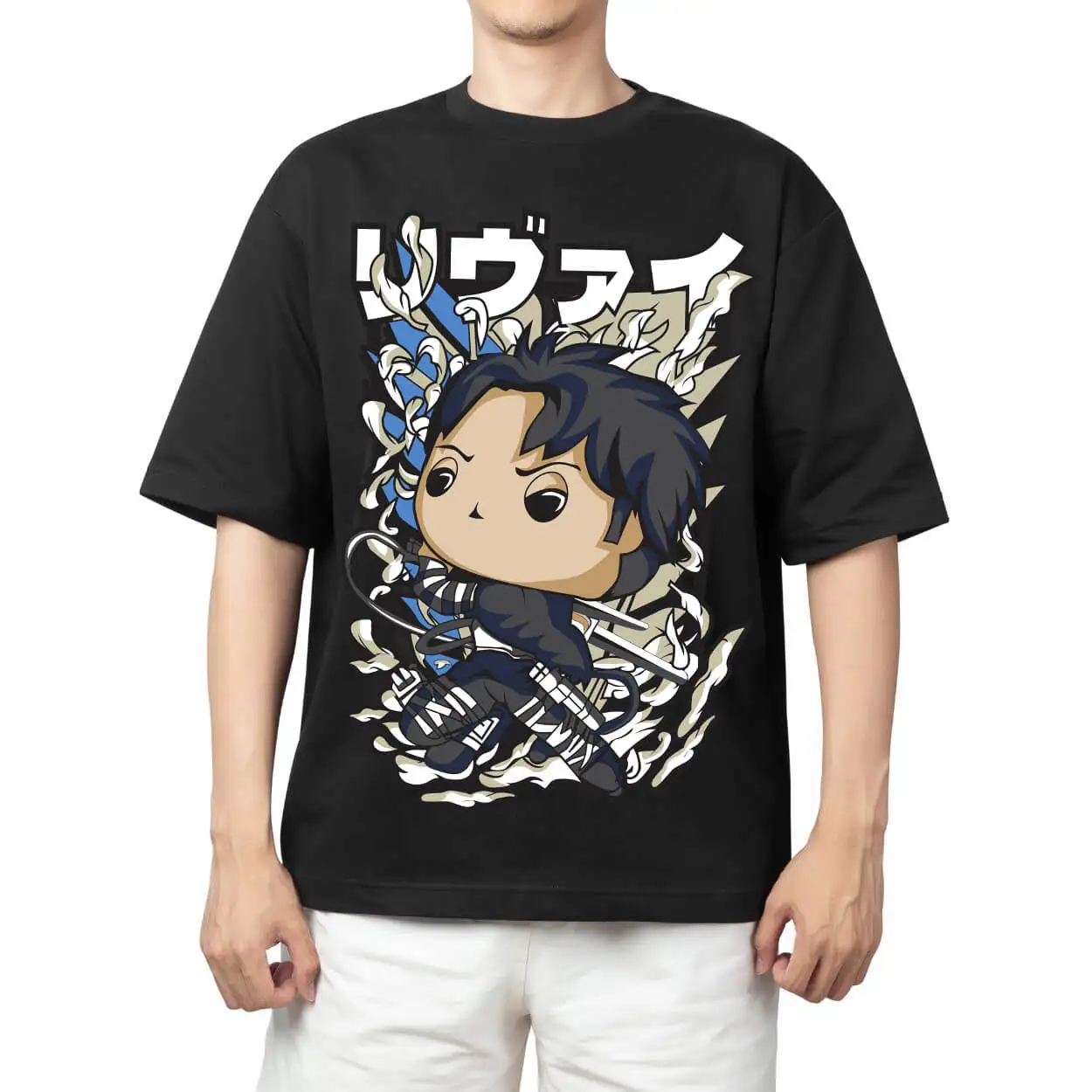 Camiseta de Wibu Attack On Titan Funko Levi