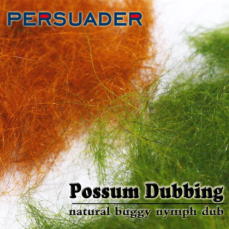 

Persuader 8 optional colors genuine Possum dubbing net 1g/pack awesome nymph dubbing soft&coarse buggy nymph fly tying materials
