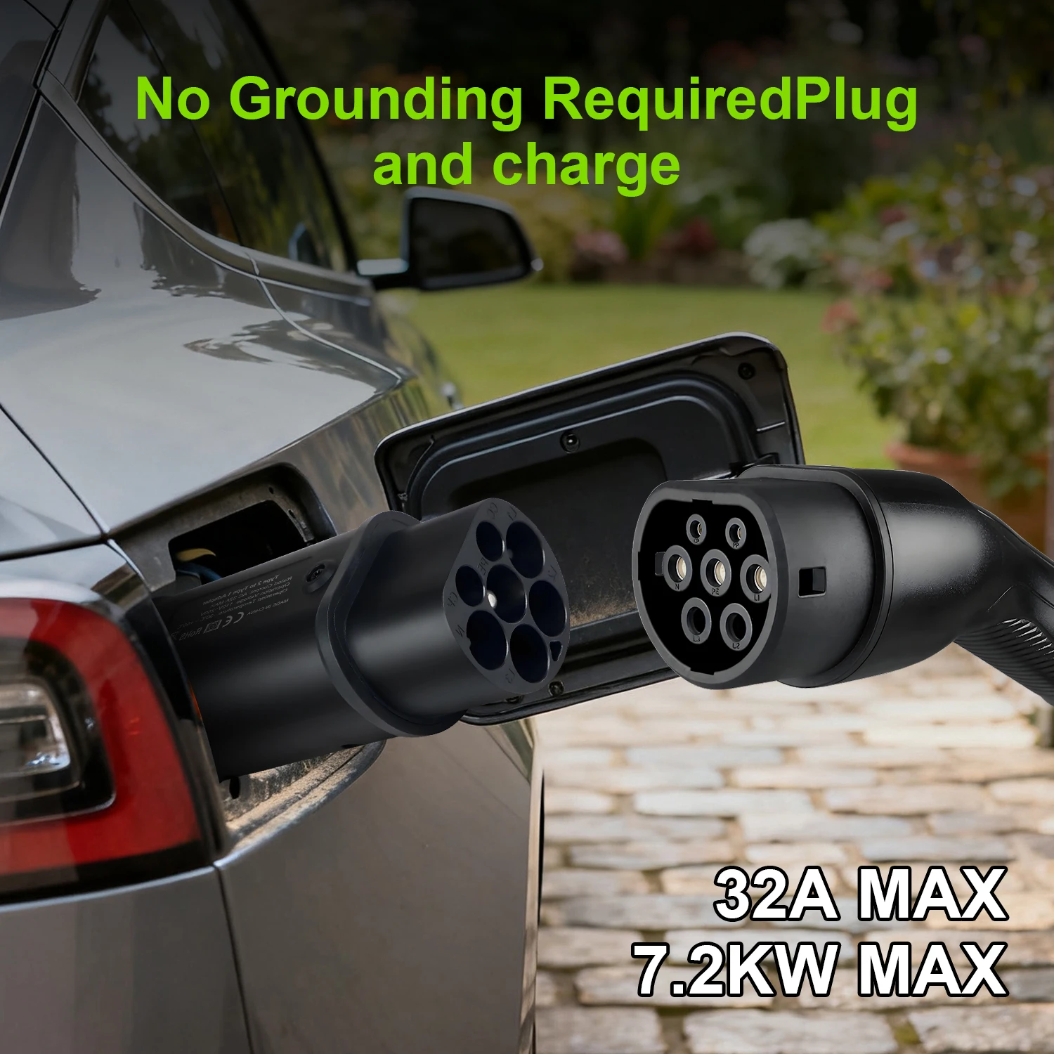 Tip 2'den Tip 1'e EV Adaptörü - Ev Charger Adapter incelemesi ve fiyatı
