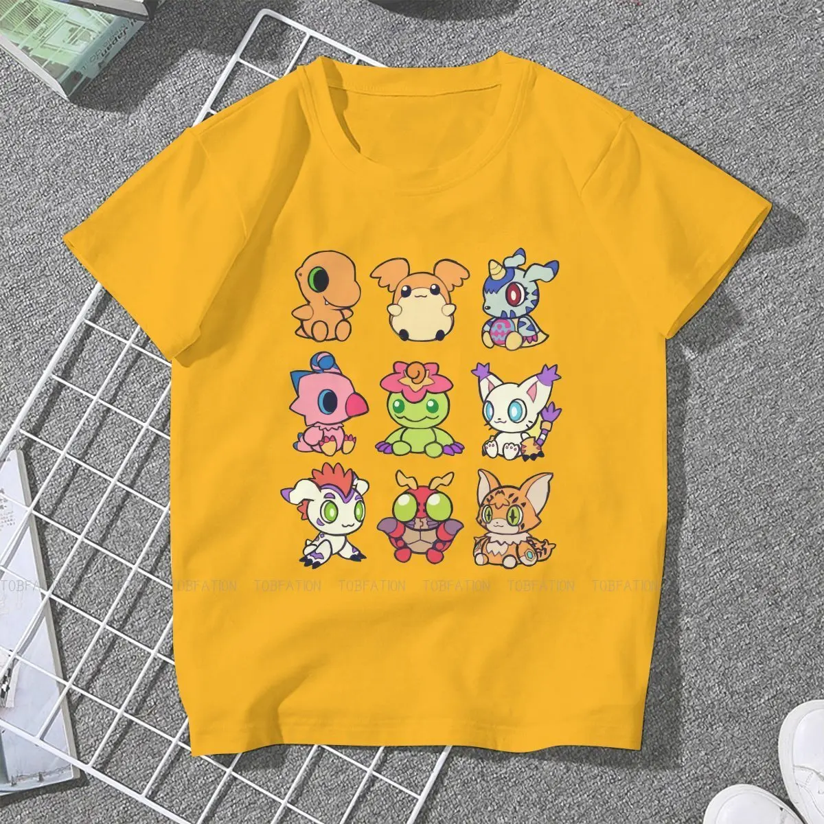 Cute Monsters Sweet Girls Women T-Shirt Digimon Adventure Digital Monster Anime 5XL Blusas Harajuku Casual Vintage Oversized Top