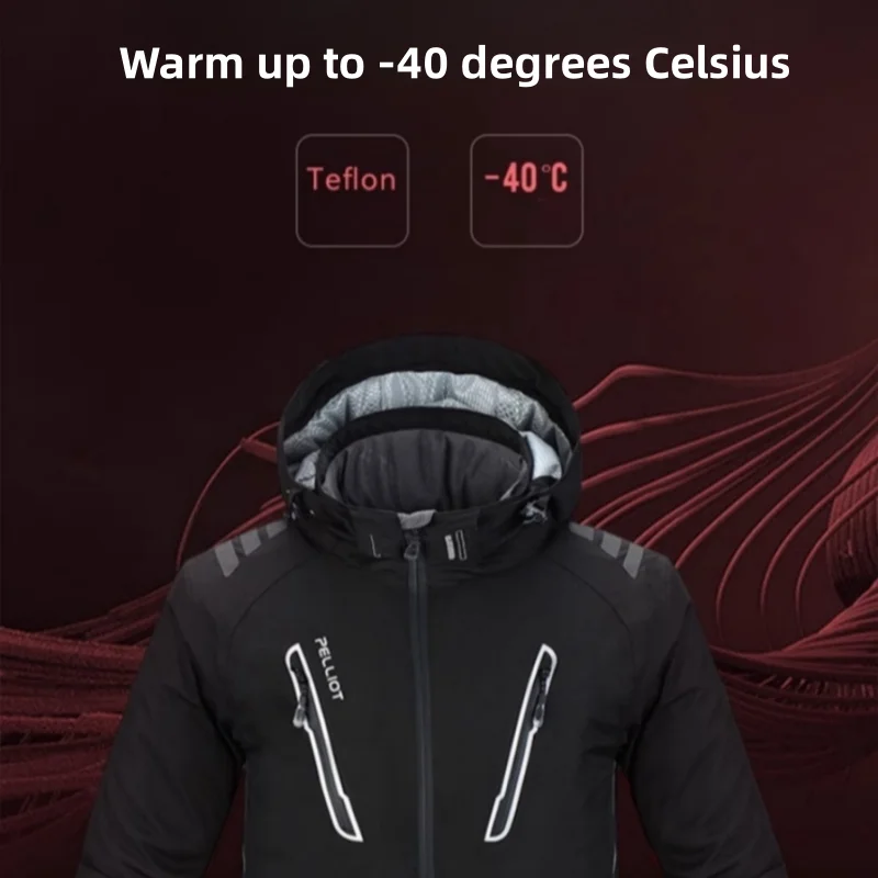 Pelliot Ski Jacket Men\'s Water-Proof,Breathable Thermal Snowboard Jaxket Out Coat Guarantee The Authentic