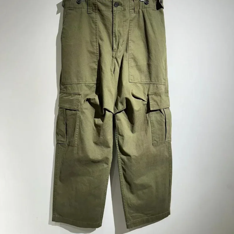 

2024ss Vintage Straight Cargo Pants Casual Versatile Trousers Men's Streetwear Sweatpants Y2k Clothing Techwear High Street