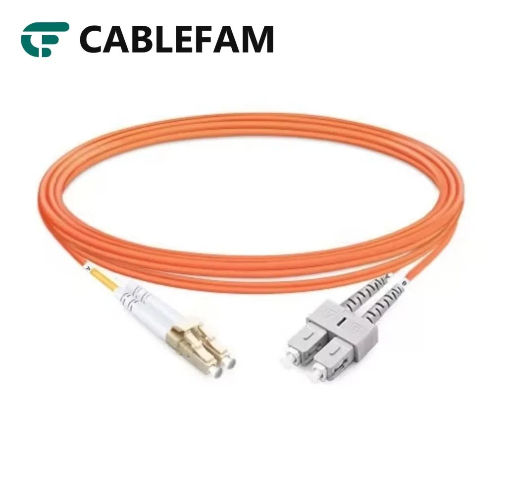 Duplex OM2 Multimode LC UPC to SC UPC LSZH 2.0mm Fiber Optic Cable