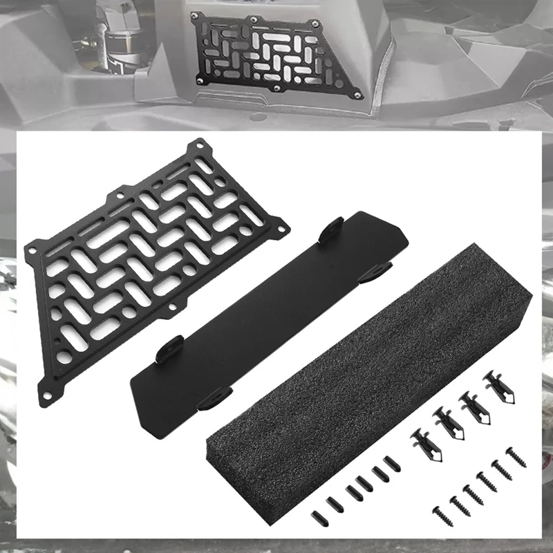 Kit de redução de ruído ob, kit de realocação de entrada de embreagem de ar para can am maverick x3 max turbo r rr xrc xrs 2017-2024