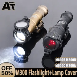 WADSN Tactical SF M300A Flashlight LED Scout Light With IR Fill Protector Cover For M300B M600B M300A M600C Hunting Accessoires