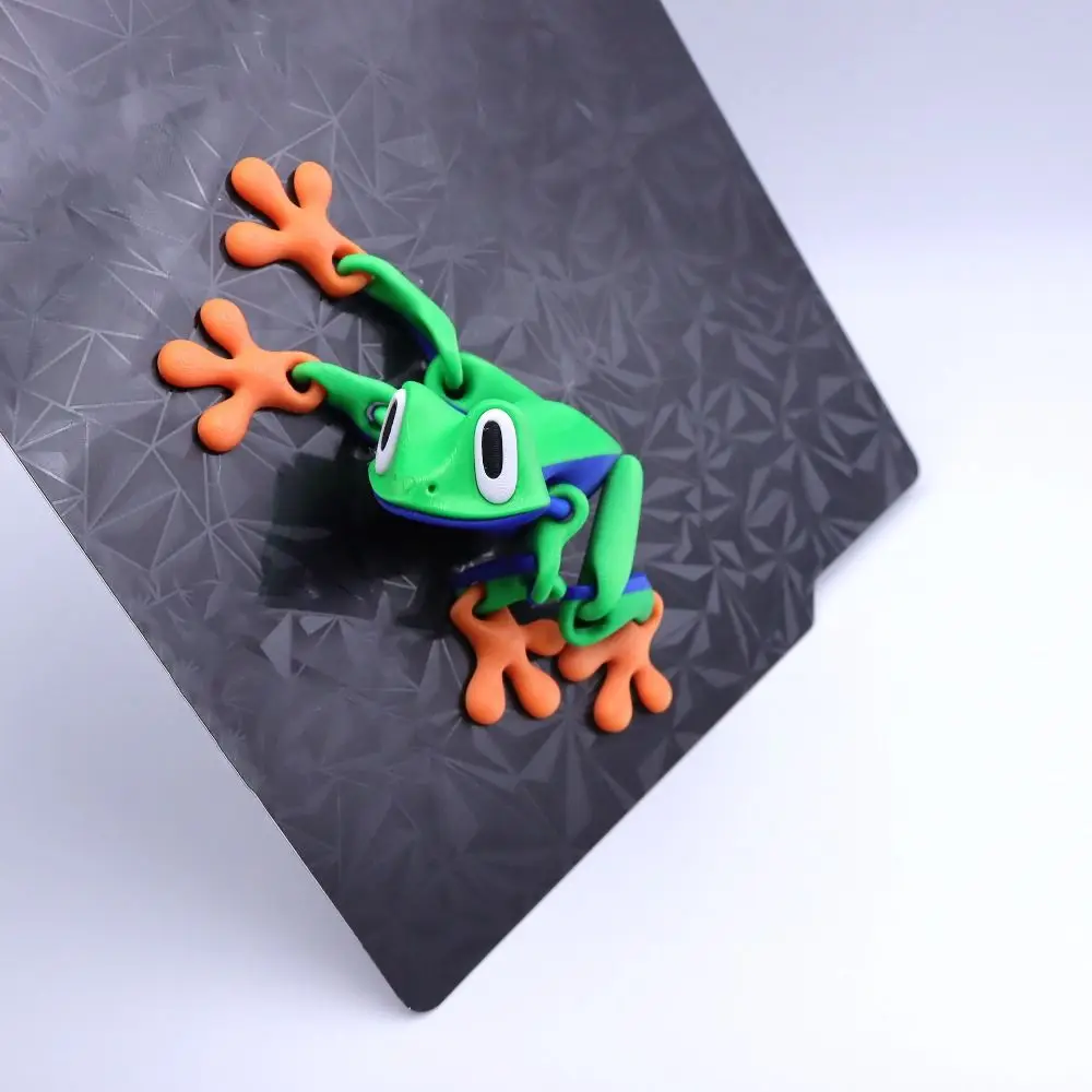 可動関節付き3Dプリントカエルモデル、磁石式リアルカエル彫刻、手工芸フィギュア、3Dプリントカエルおもちゃ、子供向け