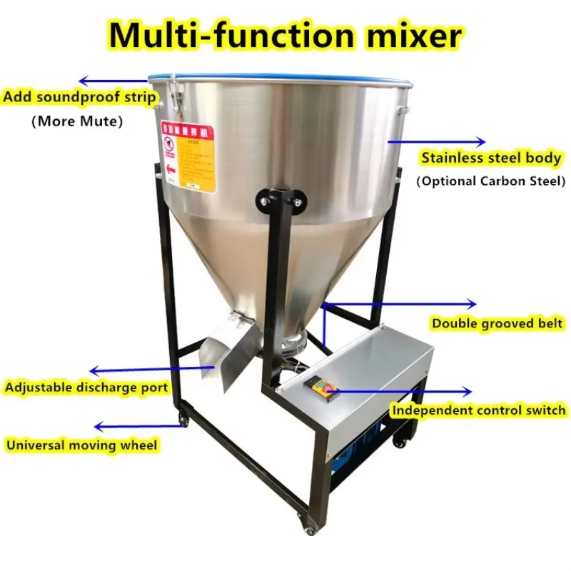 Wheat Corn Seed Mixing Machine Vertical Mixer Machine Pallets Granules Material Mixing Machine