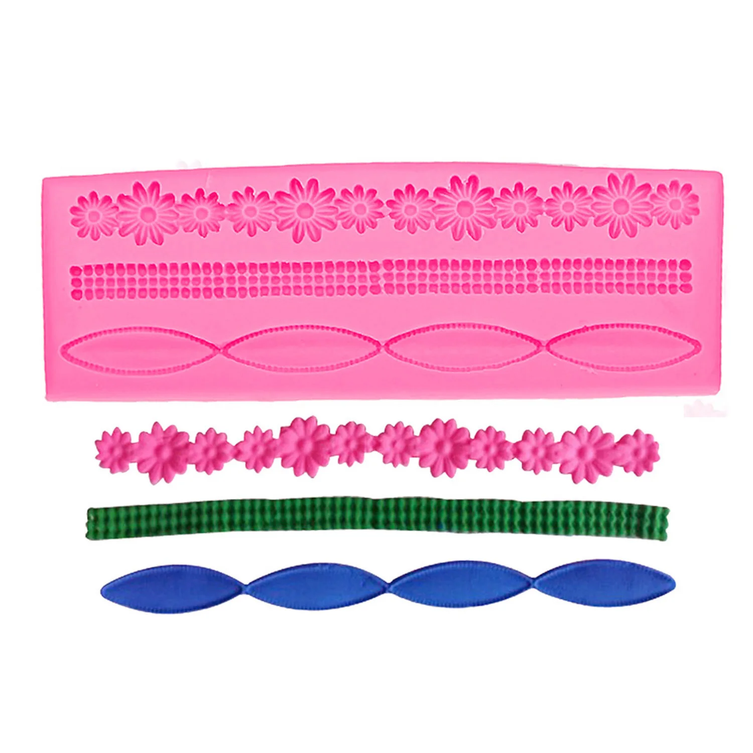 Sugracraft Lace Mold Cake Border Decoration Lace Mat for Fondant Wedding Cake Decorating Cake Decorating Tools Bakeware