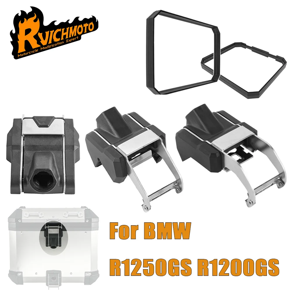 Motorcycle Aluminum Box Lock R1250GS R1200GS ADV Luggage Lock Tool Tailbox Locks For BMW F 850 750 GS Plastic Rings Sealing Ring