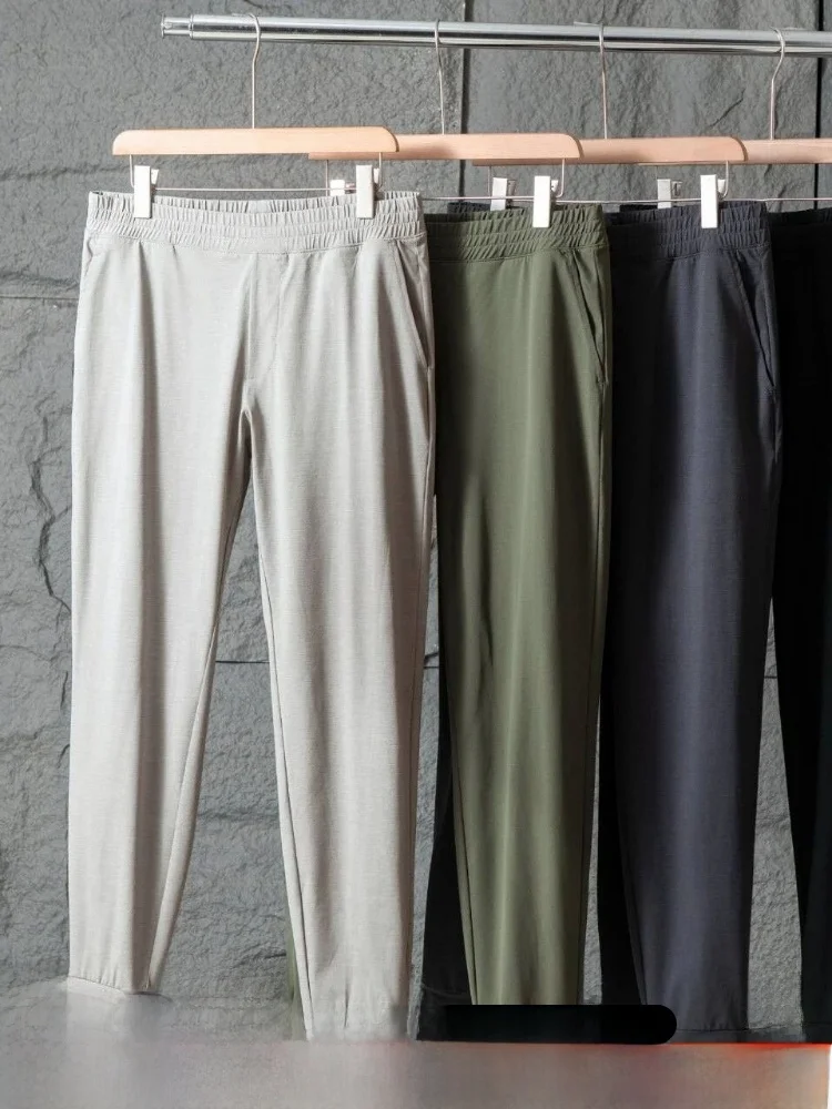 Cooling Technology Breathable Men's Outdoor Sports Casual Pants Four-Sided Elasticity Try-Room Order Summer Trend