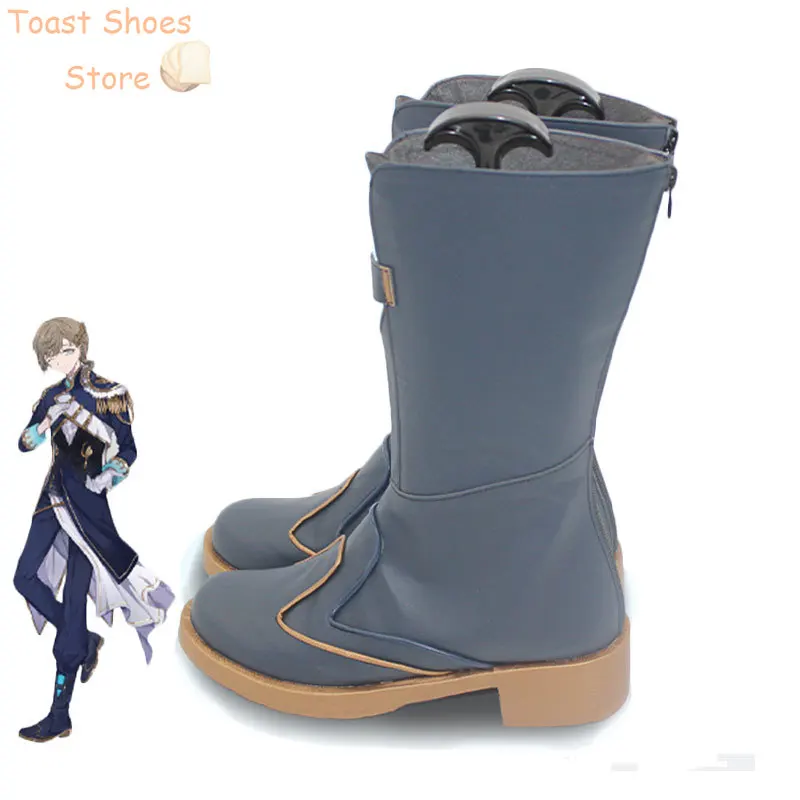 

Kanae Cosplay Shoes Vtuber Cosplay Prop PU Leather Shoes Halloween Carnival Boots Costume Prop