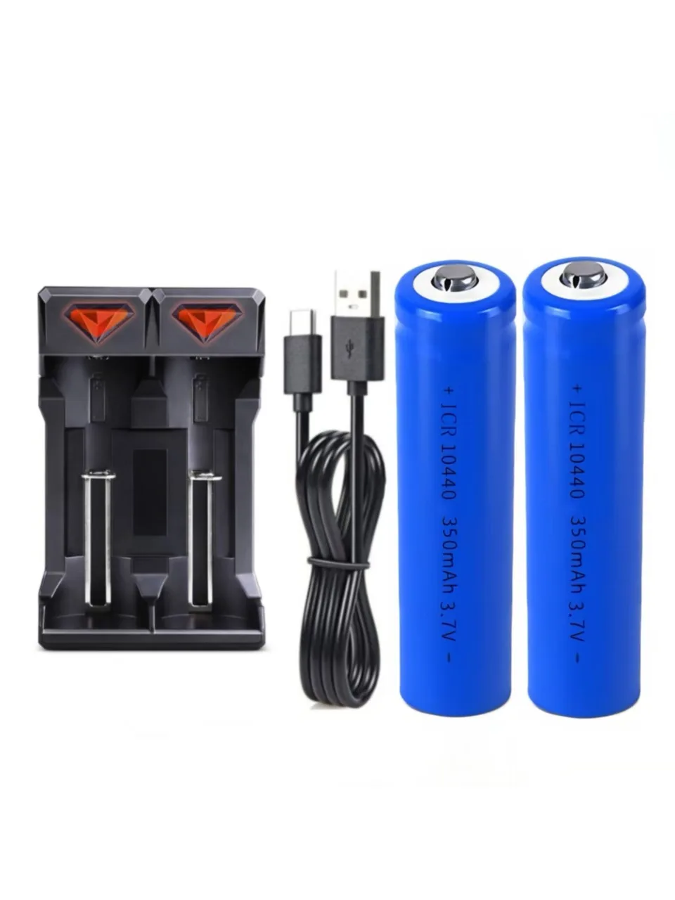 Batterie au lithium aste AAA pour lampe de poche, brosse à dents électrique, rasoir Ju479, haut-parleur, clavier, souris, jouet, 10440 V, 3.7 mAh, 350