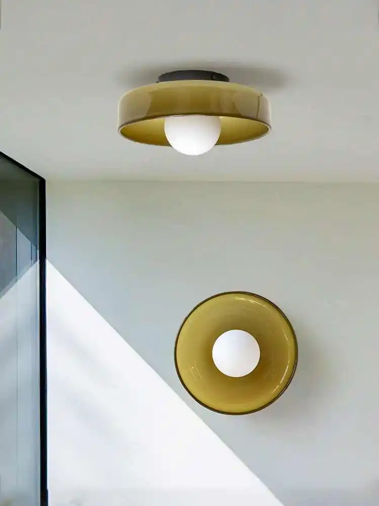 Contemporâneo vintage luz de teto vidro entrada hall varanda luz quarto estudo corredor varanda cozinha banheiro luminária