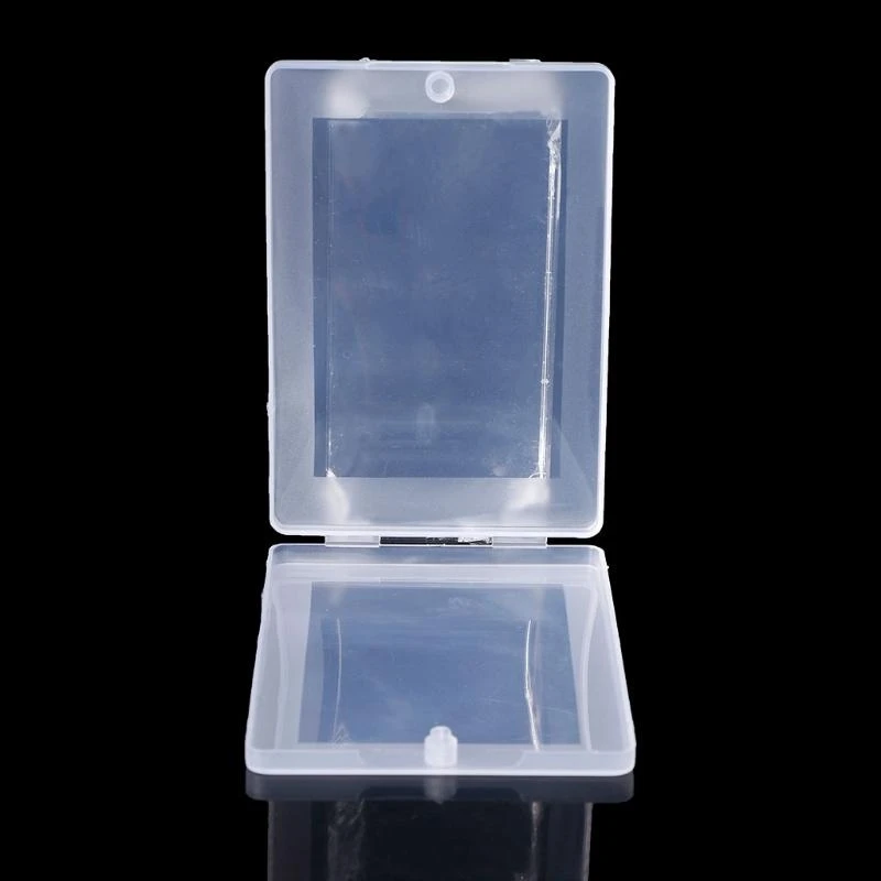 97QC Plastic rectangular transparente transparente almacenamiento almacenamiento recolección contenedores contenedores